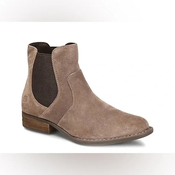 LIKE NEW Born Women’s Suede Bresson Chelsea Boots Size 11 M - Picture 1 of 8